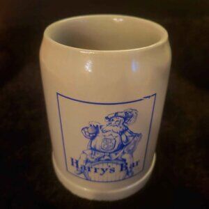 Ceramic Beer Stein, A Souvenir From a Bar in Germany Named "Harry's Bar"